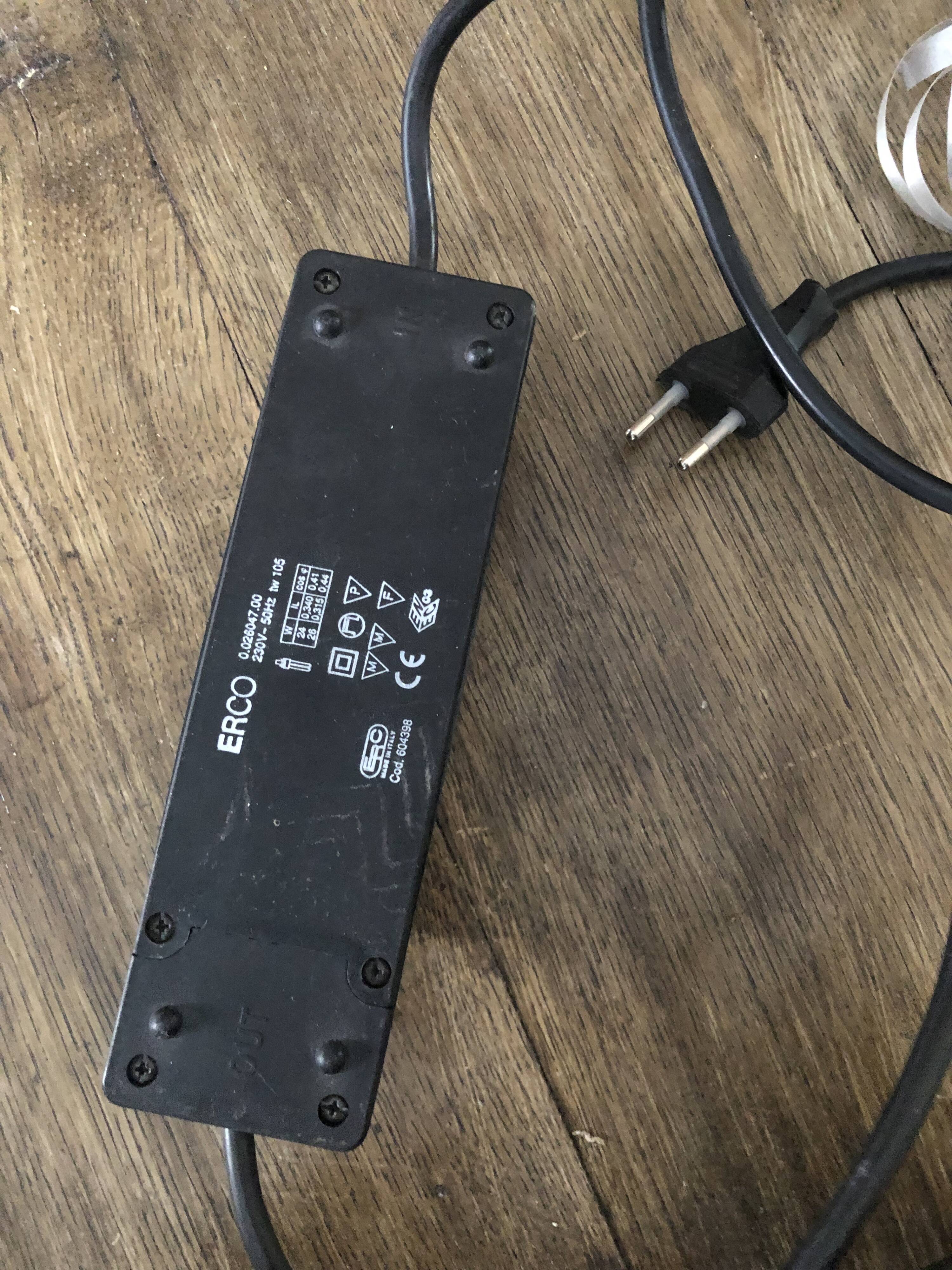 Vintage articulated lamp brand ERCO