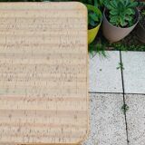 Vintage antique rattan desk