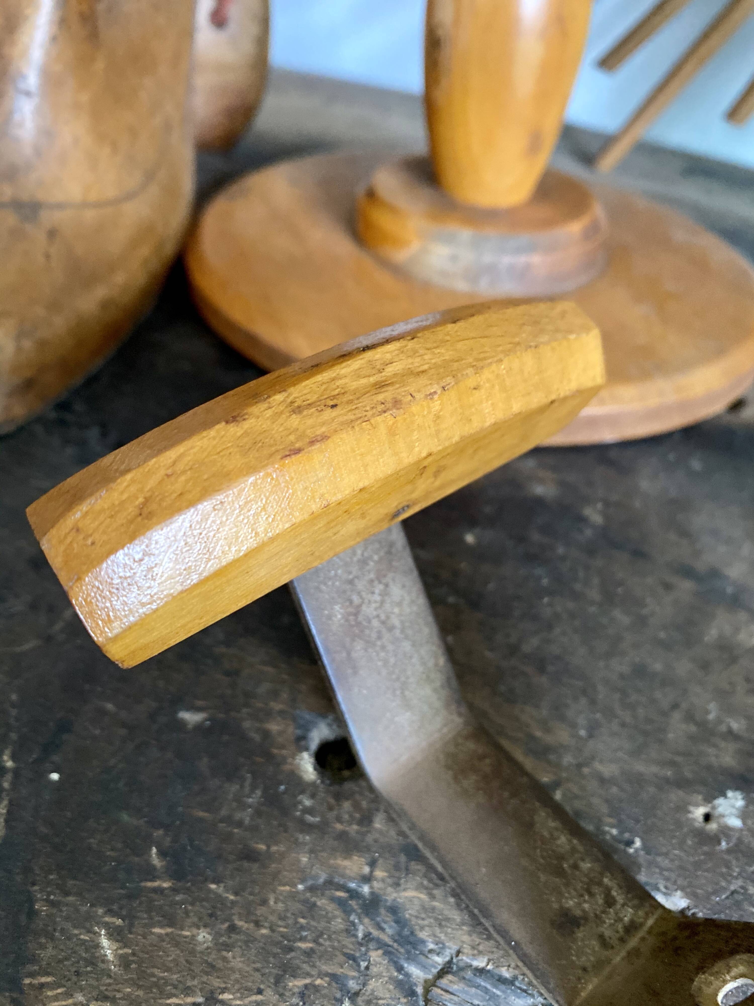 Pair of wooden patères