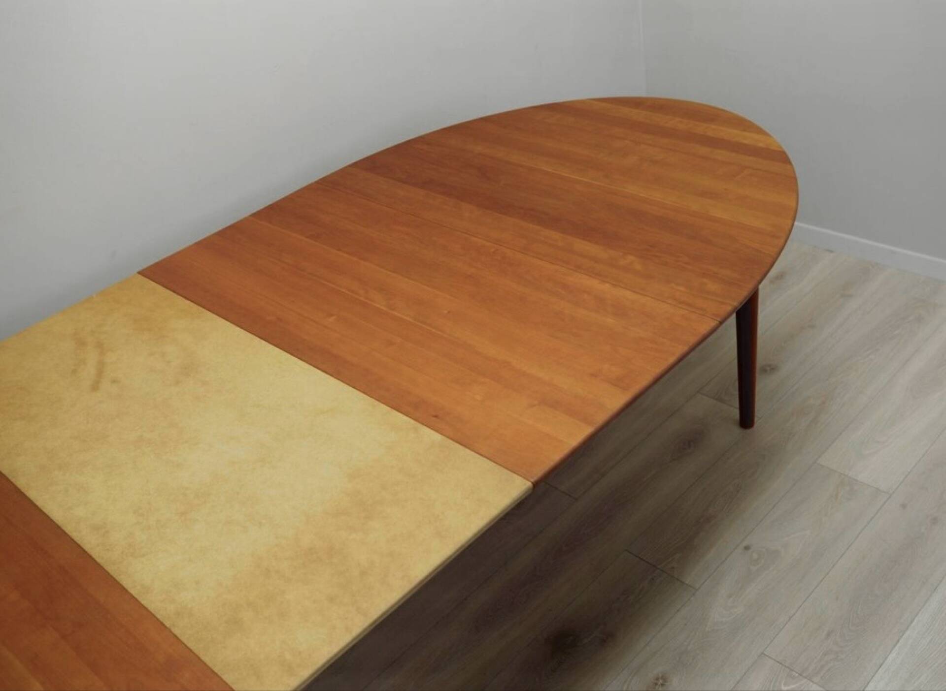 Extendable dining table in cherry wood, Søren Nissen & Ebbe Gehl, Denmark