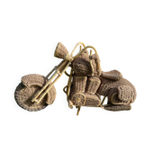 Harley Davidson wicker sculpture