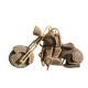Harley Davidson wicker sculpture