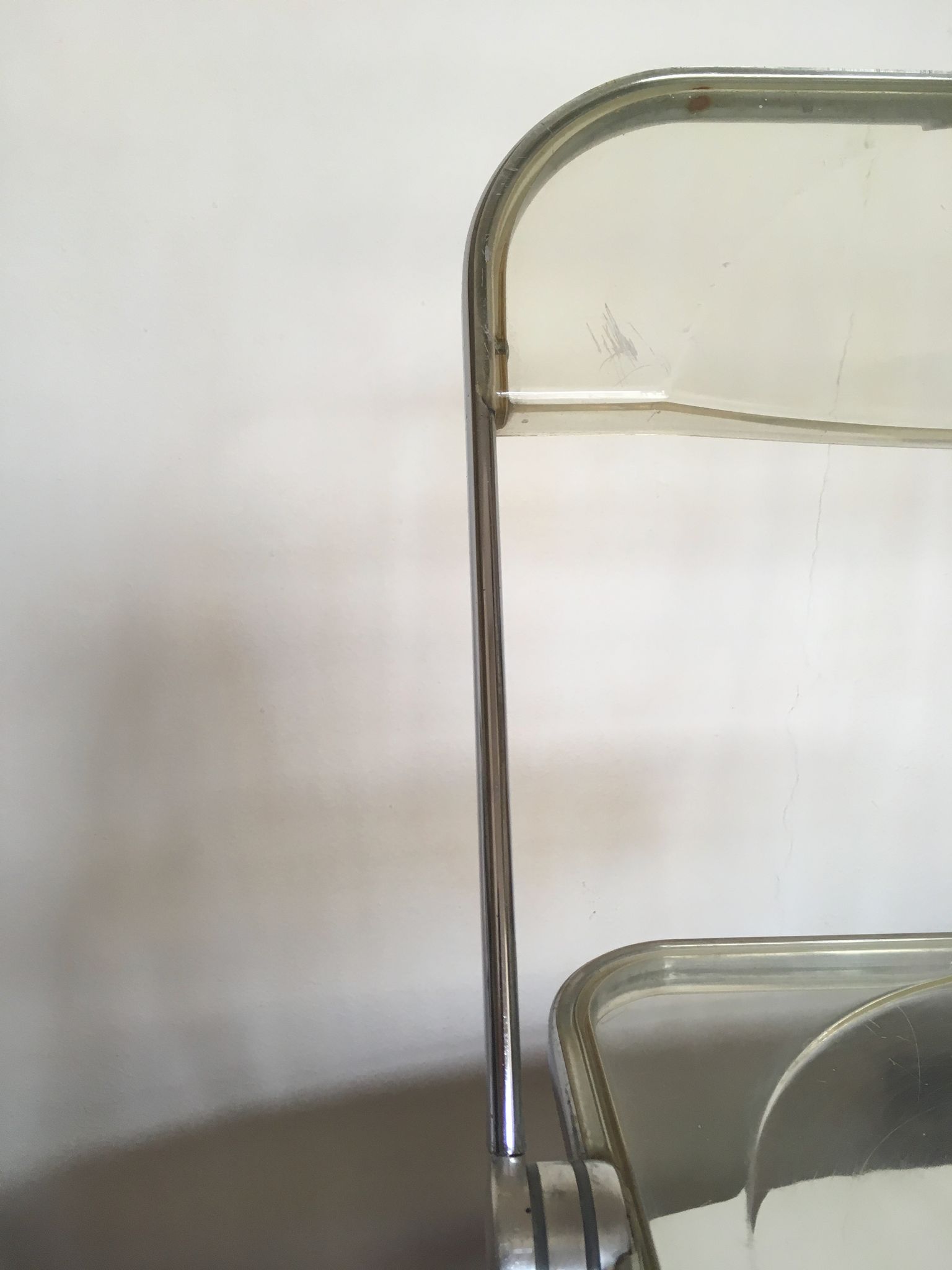 Plia Piretti chair for Castelli c905 translucent italian design 1967