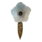 Wall lamp art deco bronze tulip glass paste dp 122365