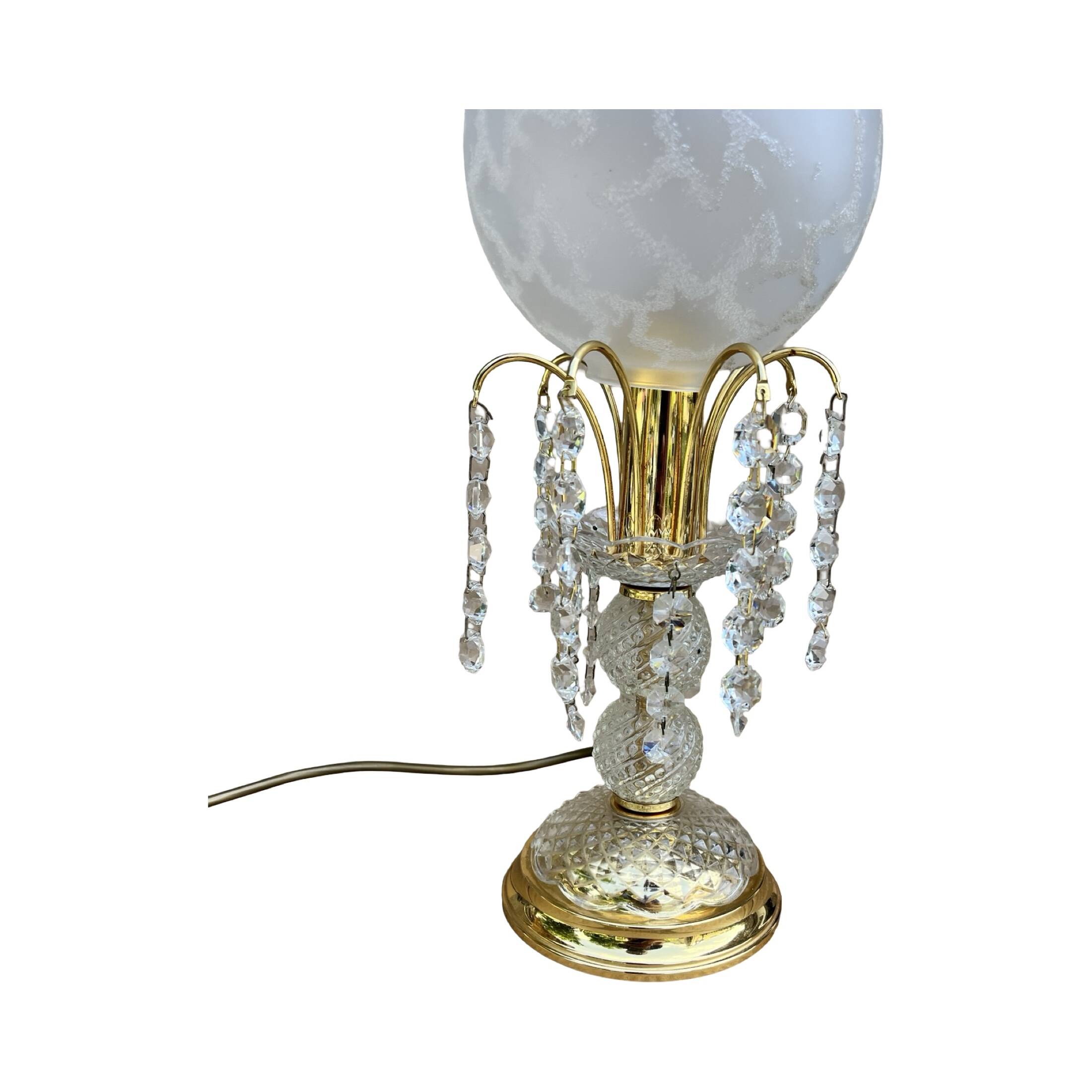 Table lamp, Hollywood Regency, Sölken Leuchten, Germany, 1980s.