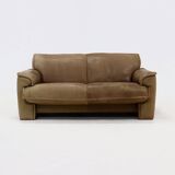 Neck Leather 2,5-Seater Sofa by Hugo de Ruiter for Leolux 1970s