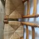 Pine and straw chairs