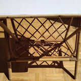 Rattan magasine rack