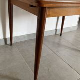 Table scandinave en teck des années 60 extensible