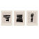 Lot de 3 tirages giclées abstraits, 50x70