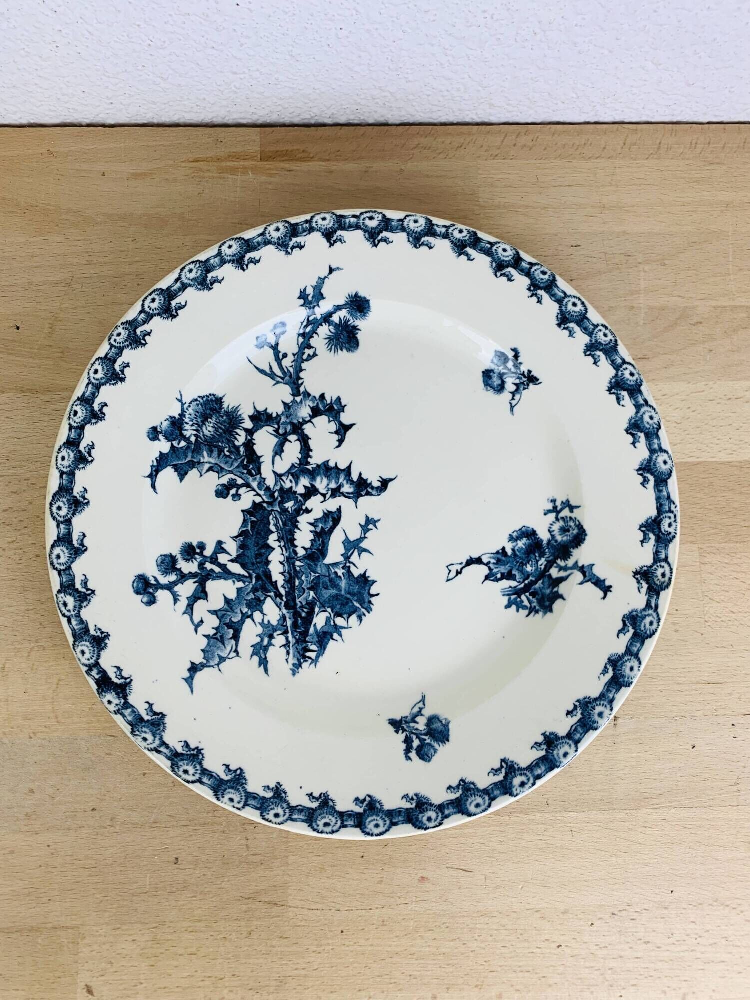 2 round dishes and 2 old Chardons model serving bowls by Gien