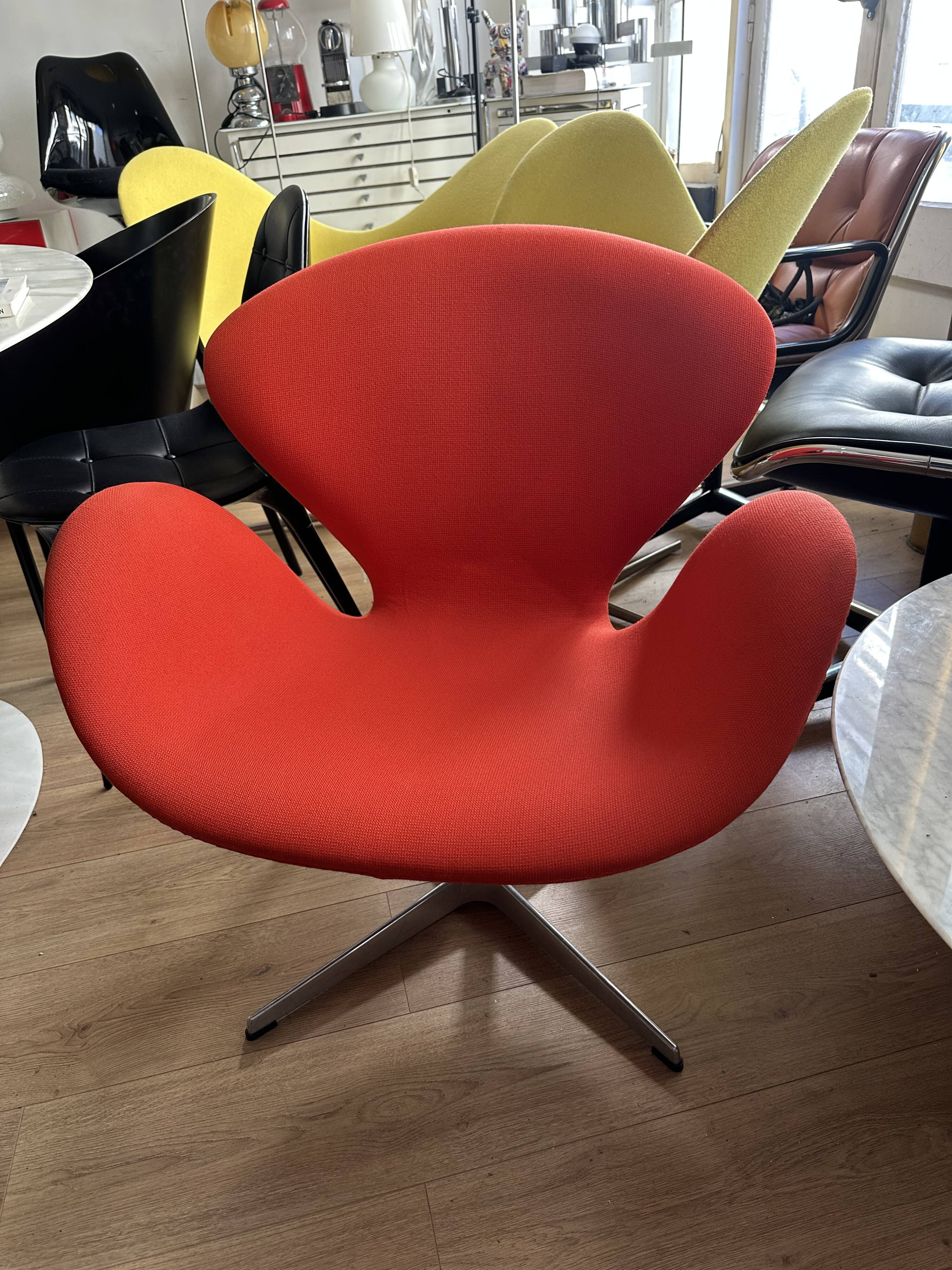 Fauteuil swan Arne Jacobsen pour Fritz Hansen