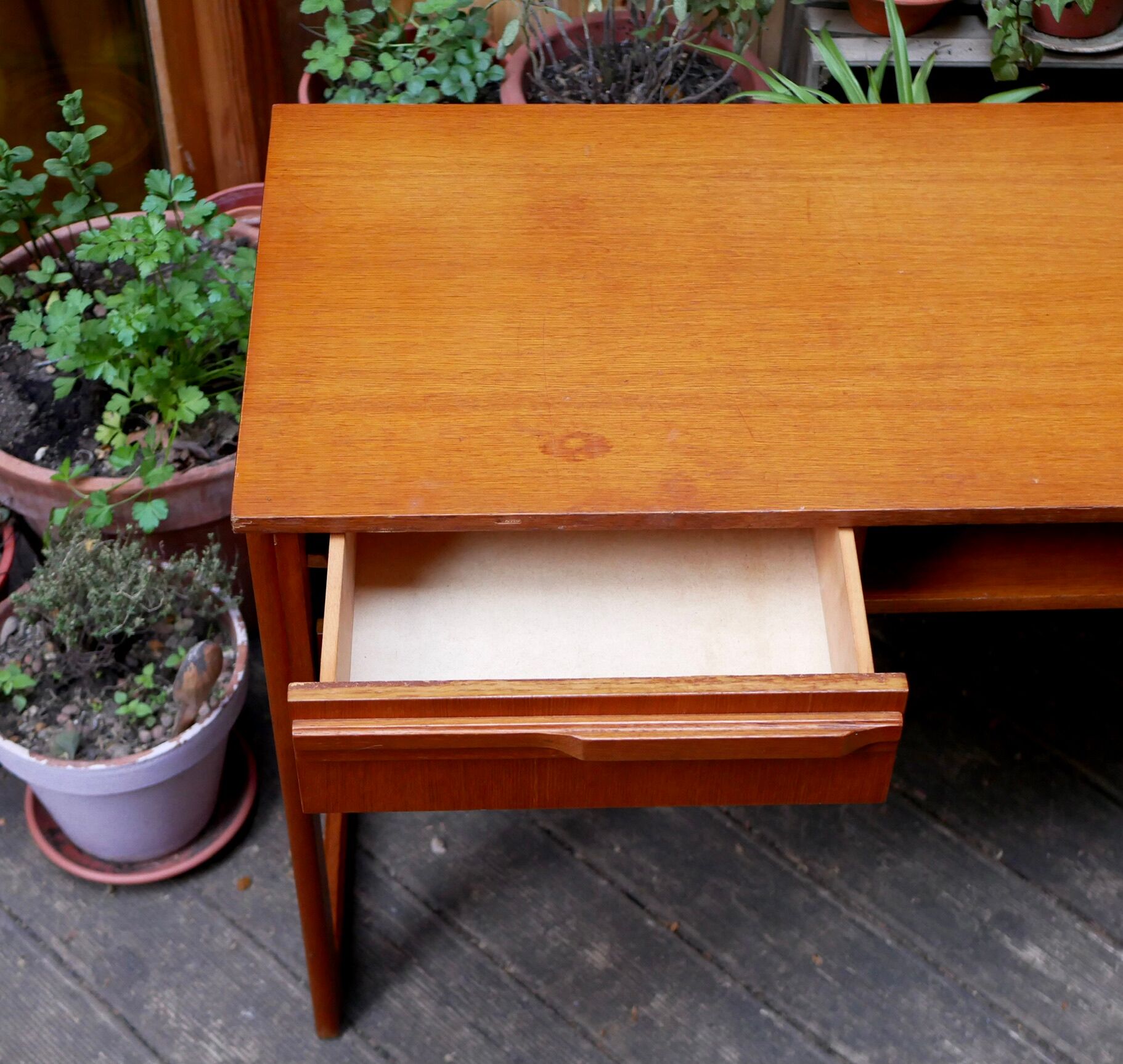 Oak desk from the 60s