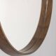 Italian design 1960s vintage Teak wood wall mirror