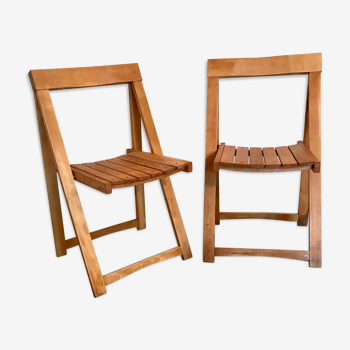 Paire de chaises pliantes  vintage 1960’s