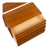 Teak wall unit by Poul Cadovius for Cado, Denmark, 1960