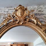 Mirror oval era 19th - 120 x 80cm