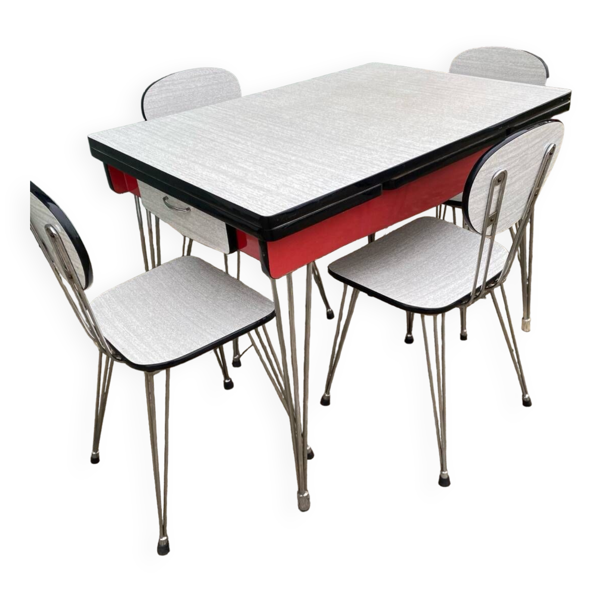 Formica table and chairs
