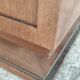 Art deco cabinet 3 doors 4 drawers in place of walnut