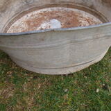 Bassine zinc ovale 65 litres