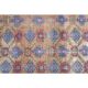 Tapis vintage turc Oushak fait main en laine et coton marron