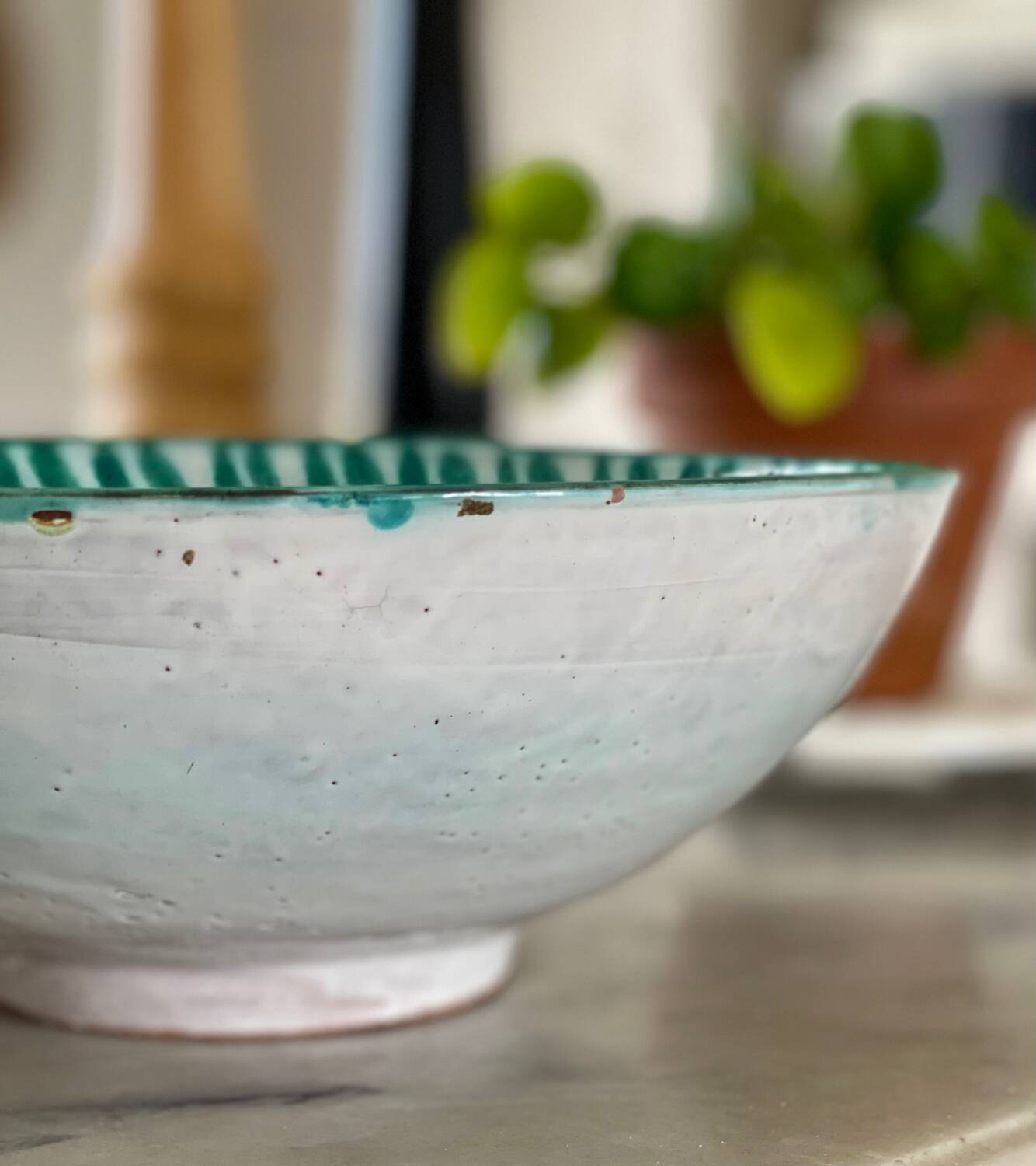 Lebrillo salad bowl from Fajalauza.