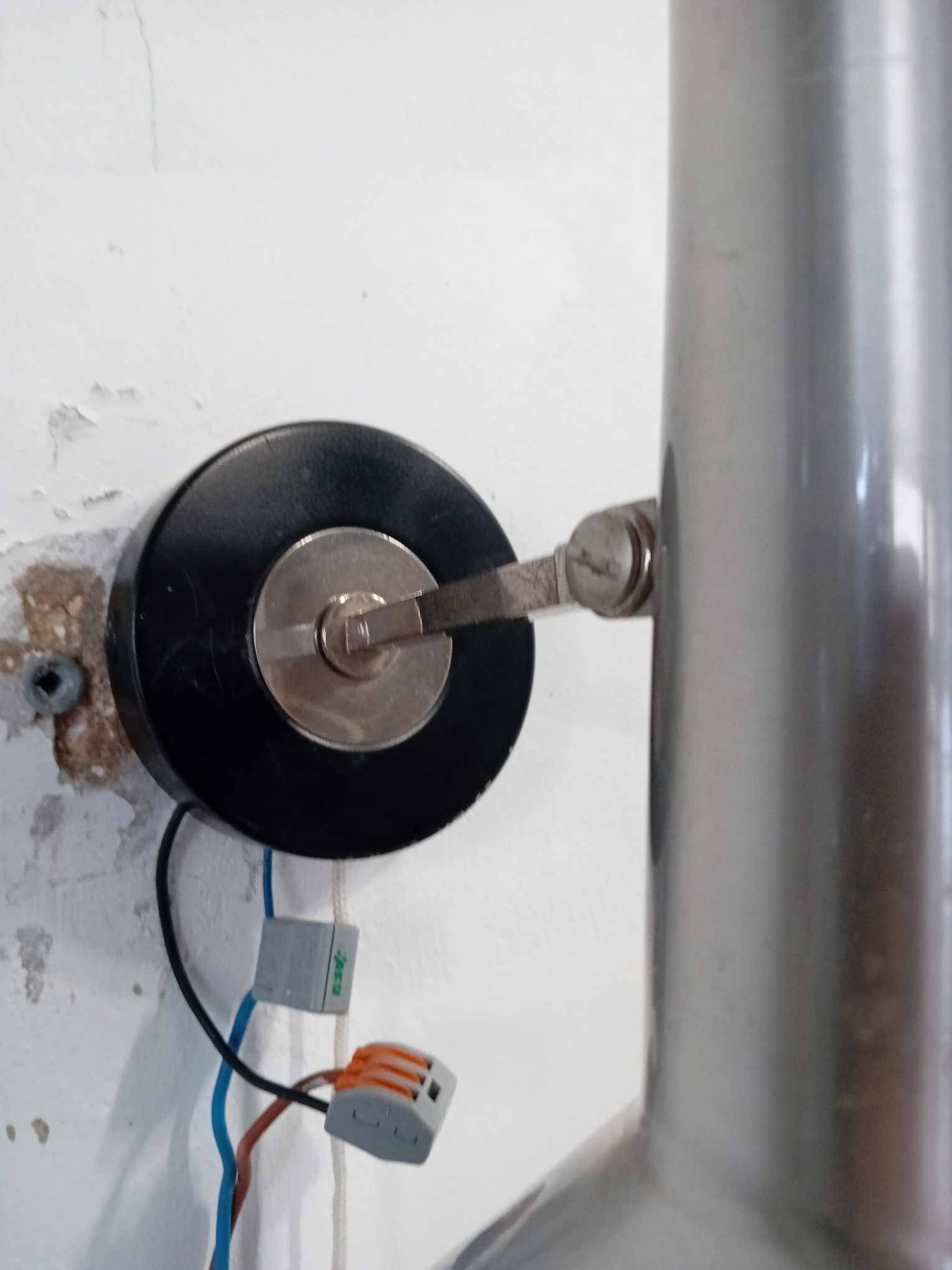 Pair of 70's adjustable spot lights