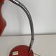 Vintage 1960 desk lamp Veneta Lumi Italy red - 35 cm