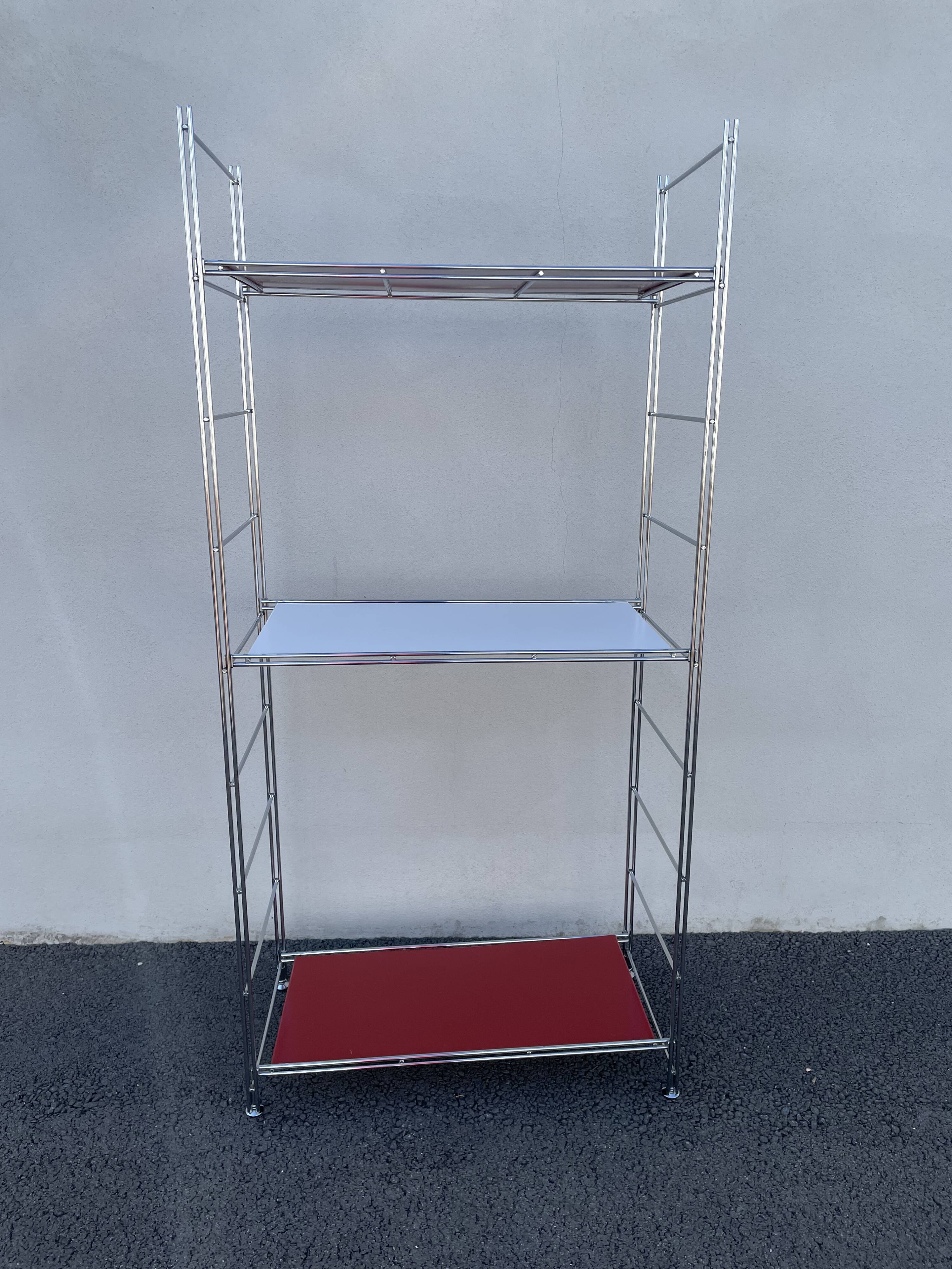 Metal shelf