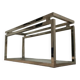 Large chrome console