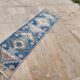 Tapis de couloir turc vintage 53x206 cm