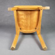 Chaise bistrot enfant bois clair french vintage Baumann