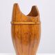 Curved wooden umbrella stand 1960s France