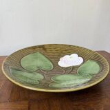 Plat nénuphars Sarreguemines fabriqué en France