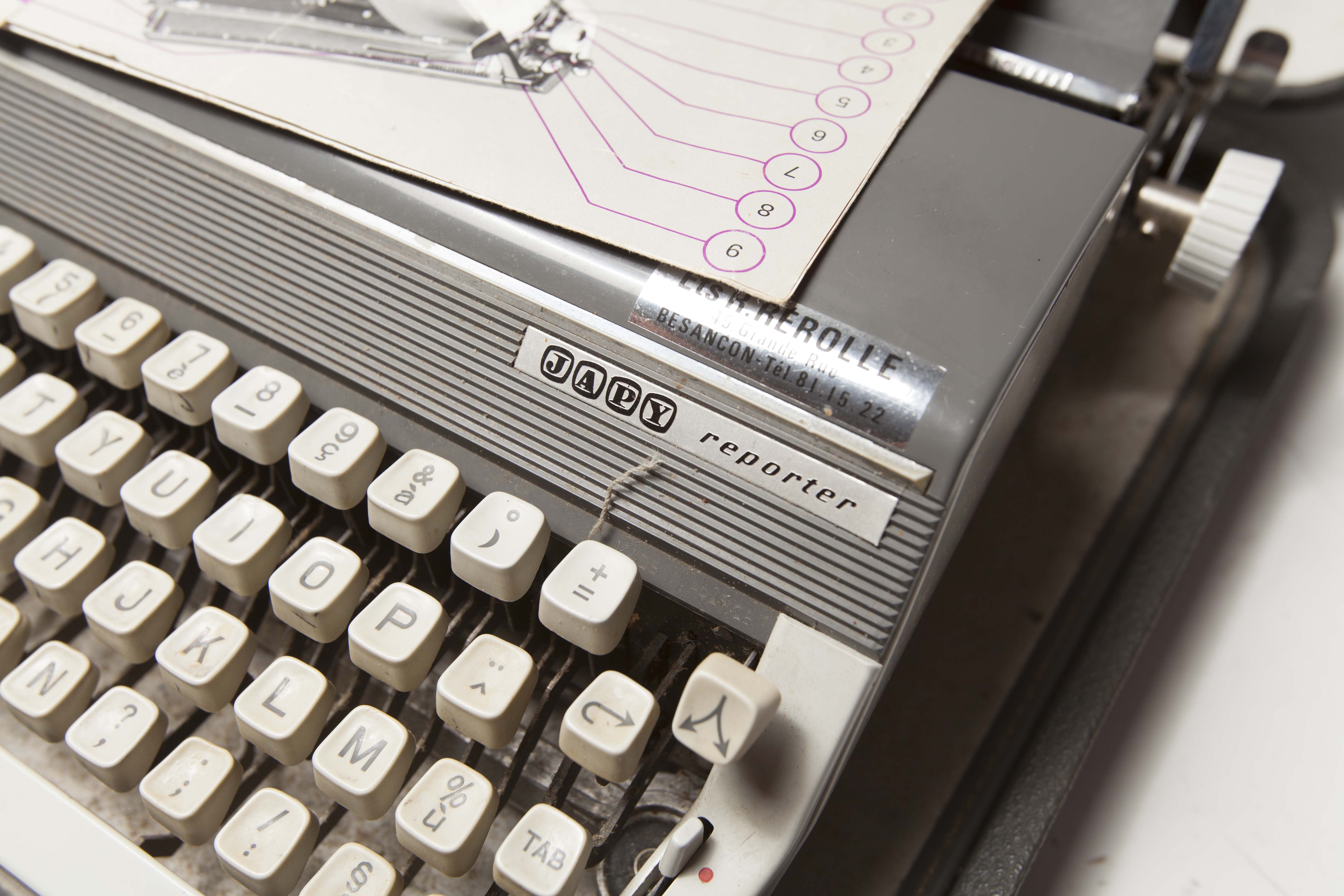 Typewriter Japy Reporter 50s