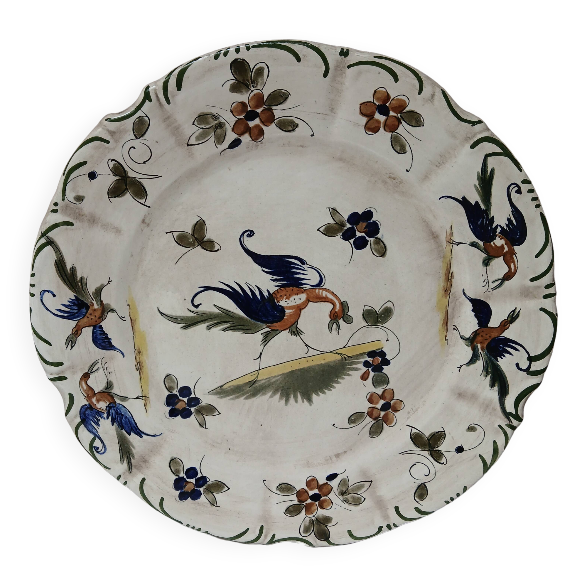 Large capodimonte dish