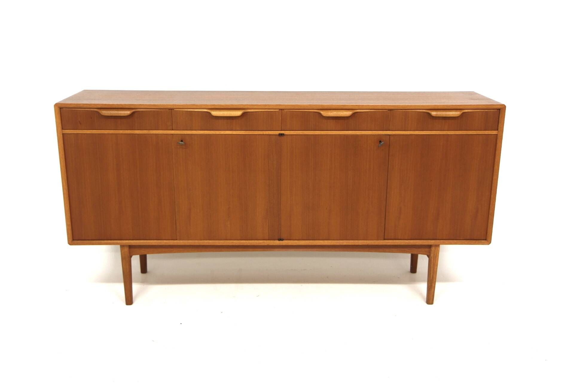 Enfilade scandinave en teck, Bertil Fridhagen, Suède, 1960
