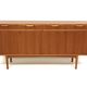 Enfilade scandinave en teck, Bertil Fridhagen, Suède, 1960