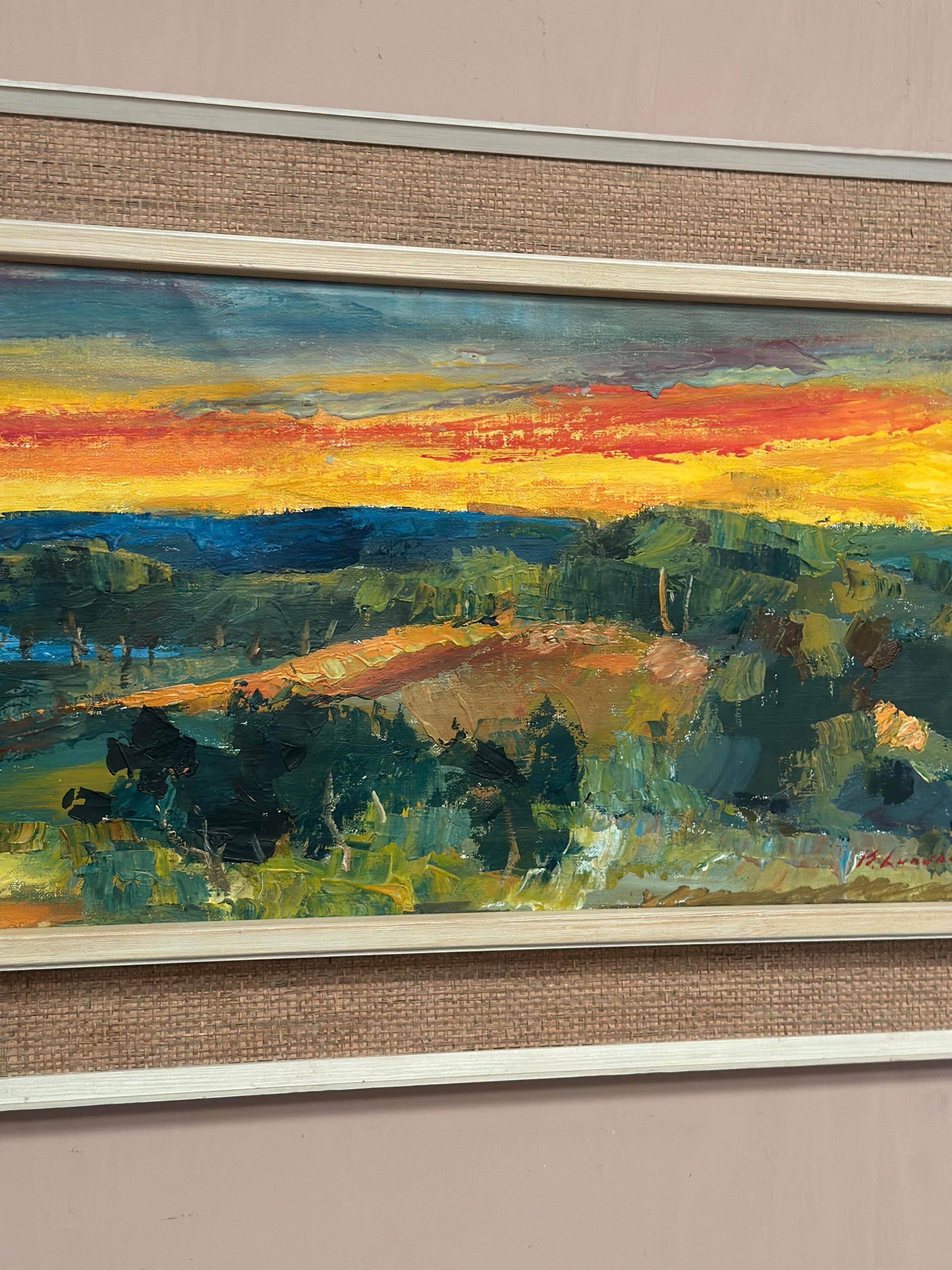 Swedish Oil on Canvas – “(Sörmlands Nalar Räven)” by Kurt Lundberg