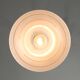 Mid-century italian brass and opaline pendant lamp