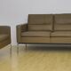 Leather sofa and armchair by Hans Peter Piehl for Wilkhahn, 1960s
