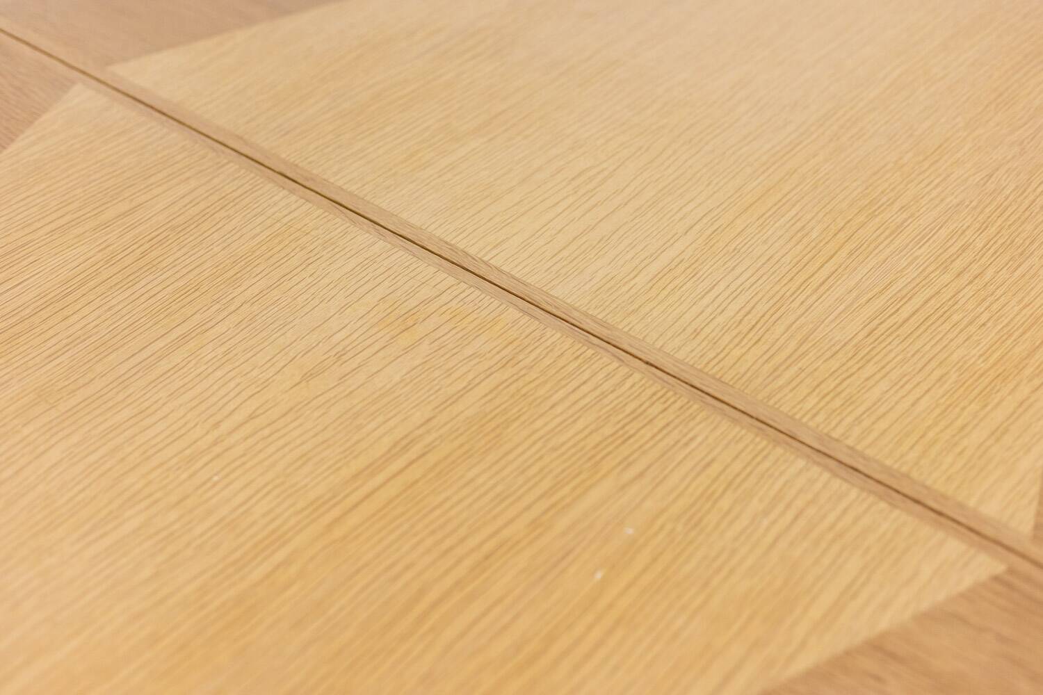 Guillerme et Chambron. Natural oak table. 1970s.