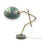 Light blue table lamp, France 1960s