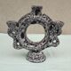 Ceramic candle holder fat lava