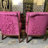 Pair of armchairs bergères Art Deco period