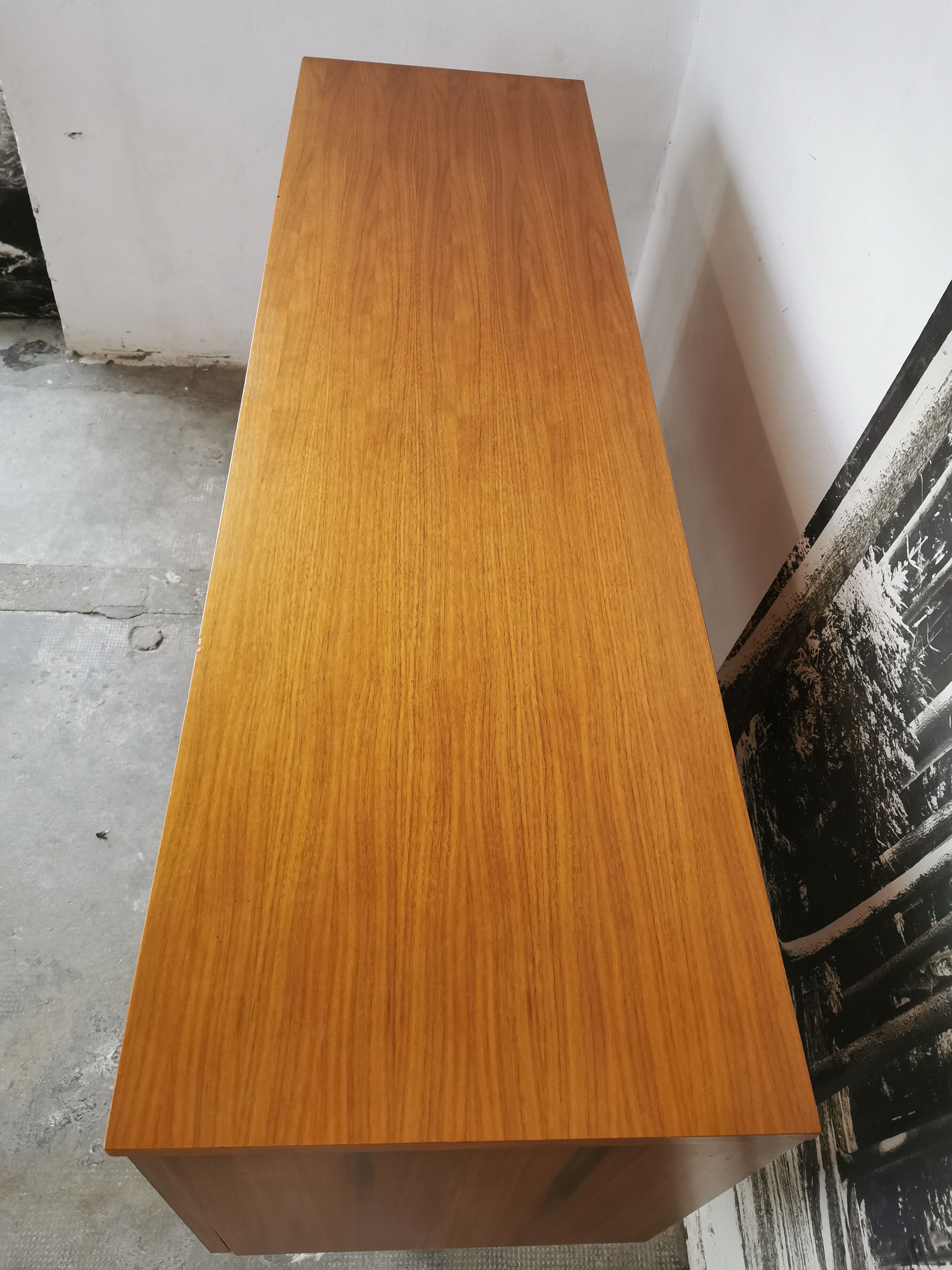 Vintage sideboard of the 60s Scandinavian style