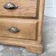 1950 oak chiffonier chest of drawers