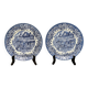 Paire d'assiettes Royal Tudor Ware.