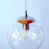 Glass globe pendant light
