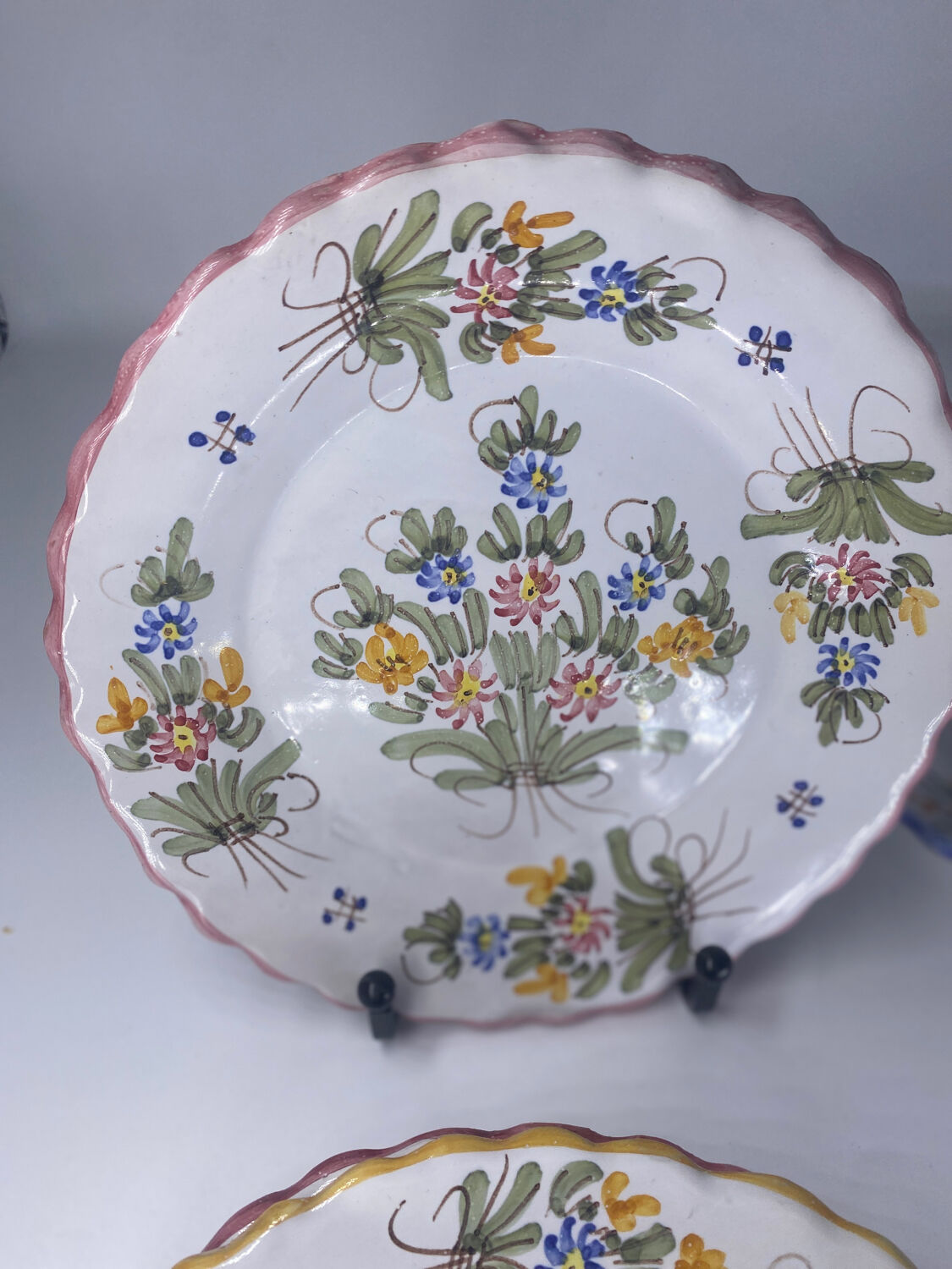 6 vintage plates Martres Tolosane Jodra Noirmoutier